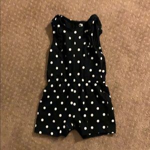 Black and white polka dot jumper